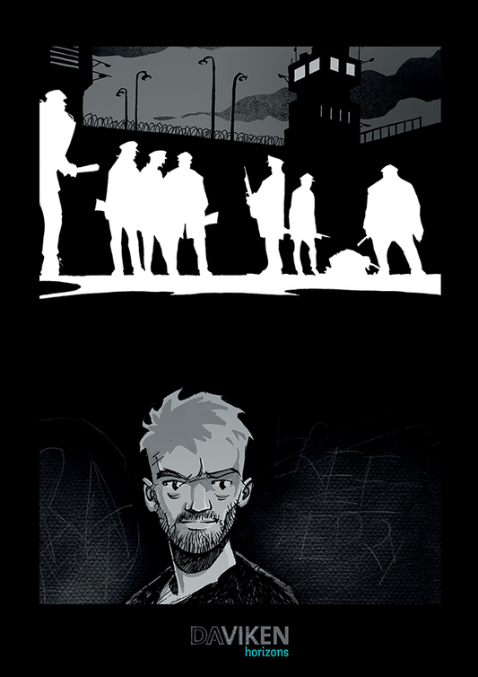 Tirage sur dibond "Long Kesh - couverture FR" par Stéphane Heurteau