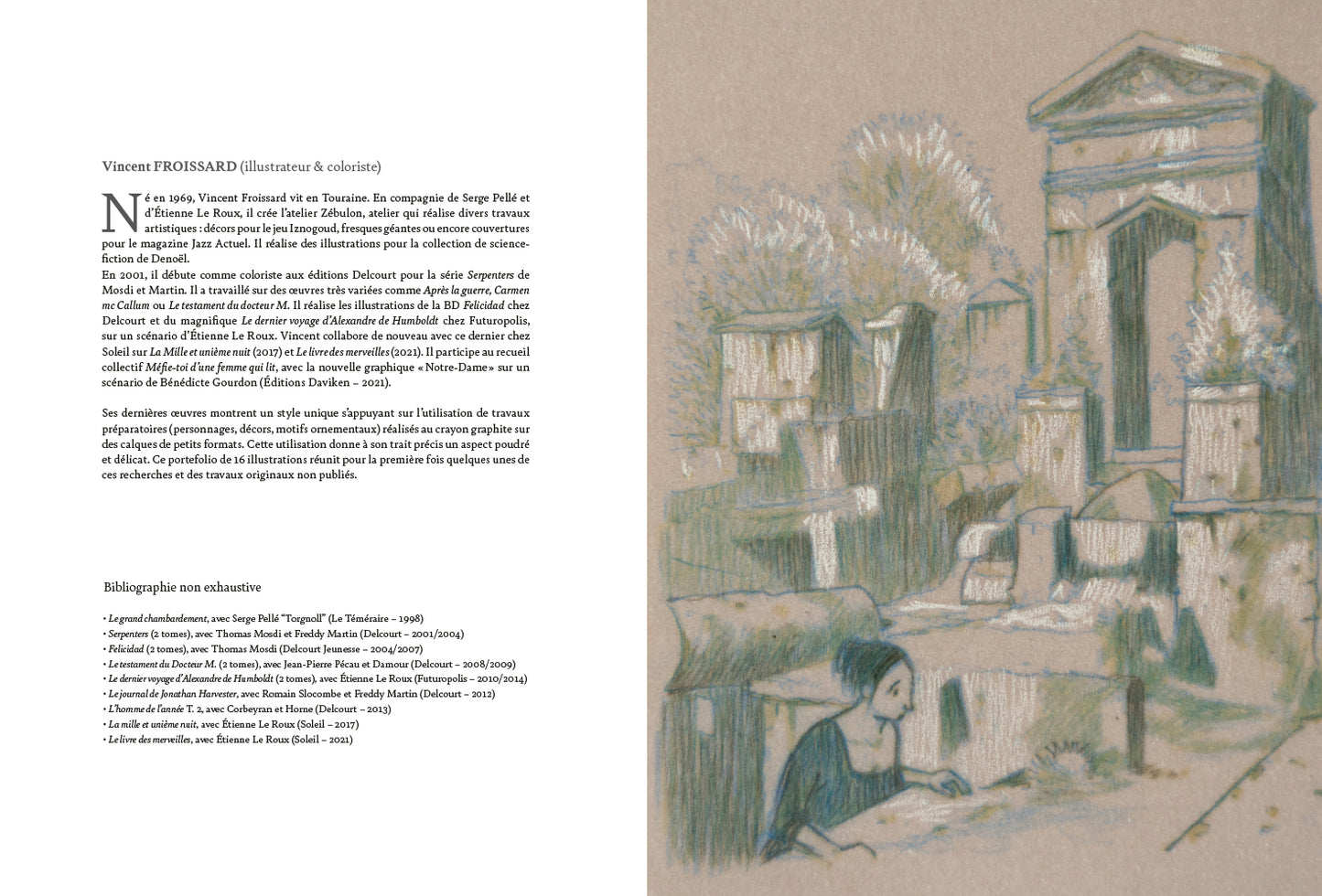 Calques par Vincent Froissard - Bibliographie