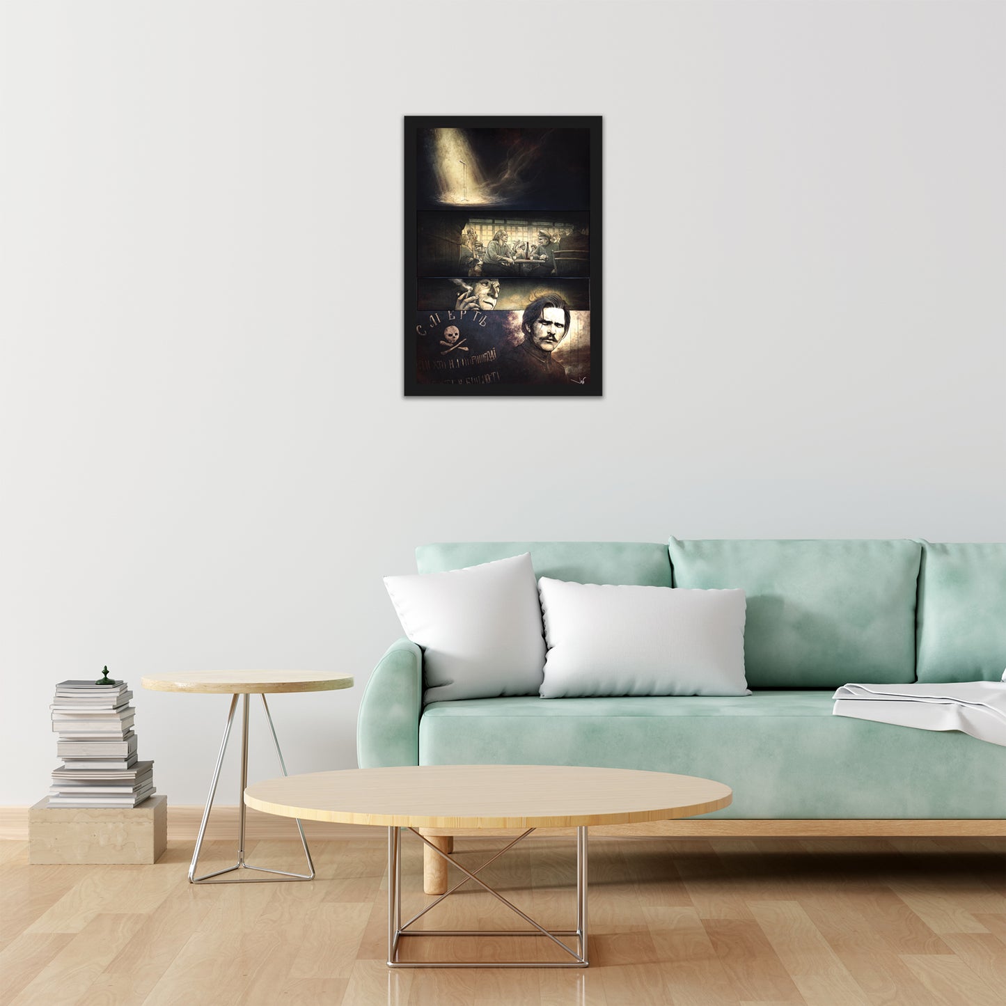 Tirage d'art "Les étrangers - planche 01" par Gildas Java