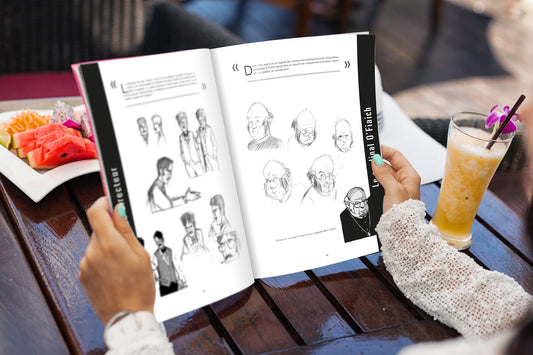 Cahier graphique "Long Kesh", par Stéphane Heurteau