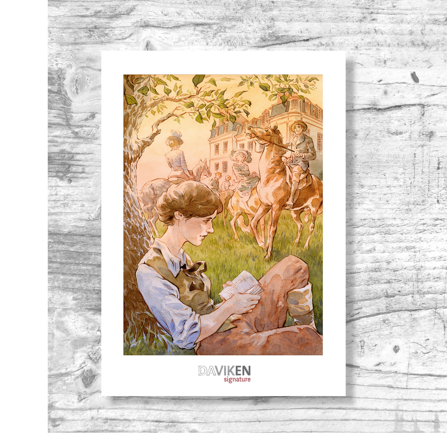 Canvas print "The roofs of Brest" by Gildas Java