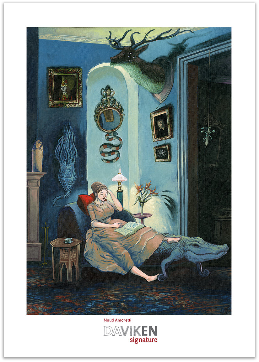 Tirage sur dibond "Le cabinet de curiosité" par Maud Amoretti