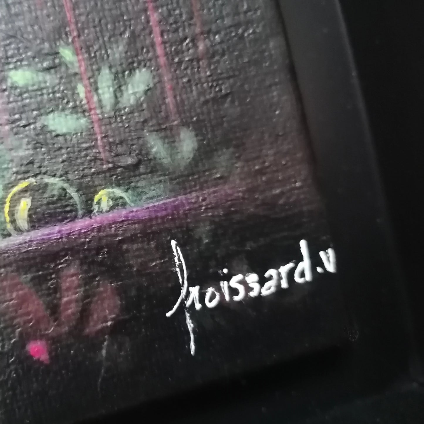 Original "Le papillon et la grenouille" par Vincent Froissard