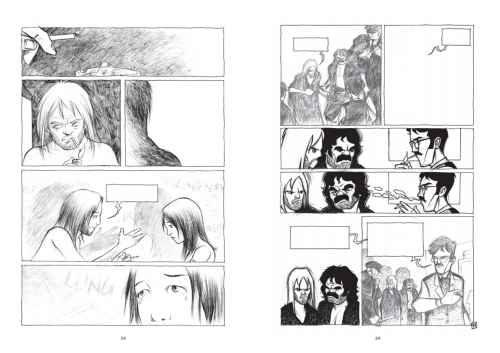 Cahier graphique "Long Kesh", par Stéphane Heurteau