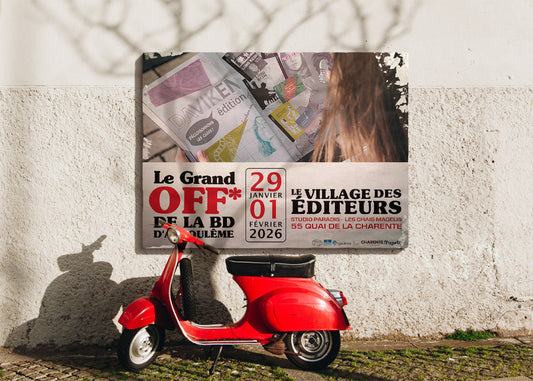 Affiche Daviken pour le Grand Off à Angouleme