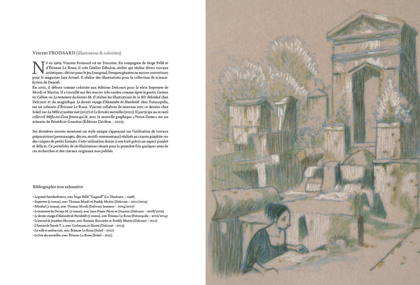 Calques par Vincent Froissard - Bibliographie